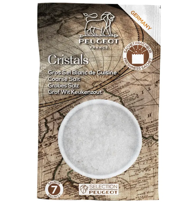 Peugeot Coarse Dry White Salt Refill – Single Sachet 1