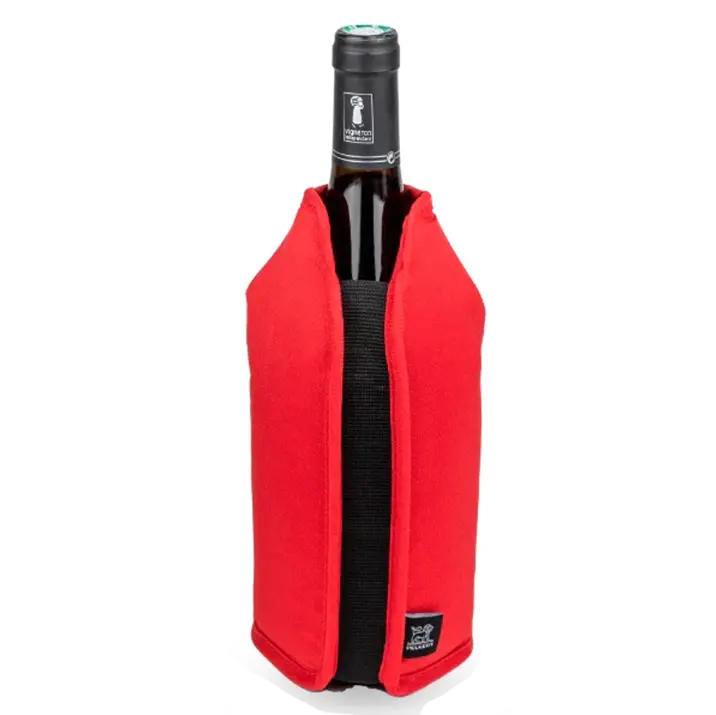 Peugeot Frizz Expandable Wine Cooling Sleeve – Red 1