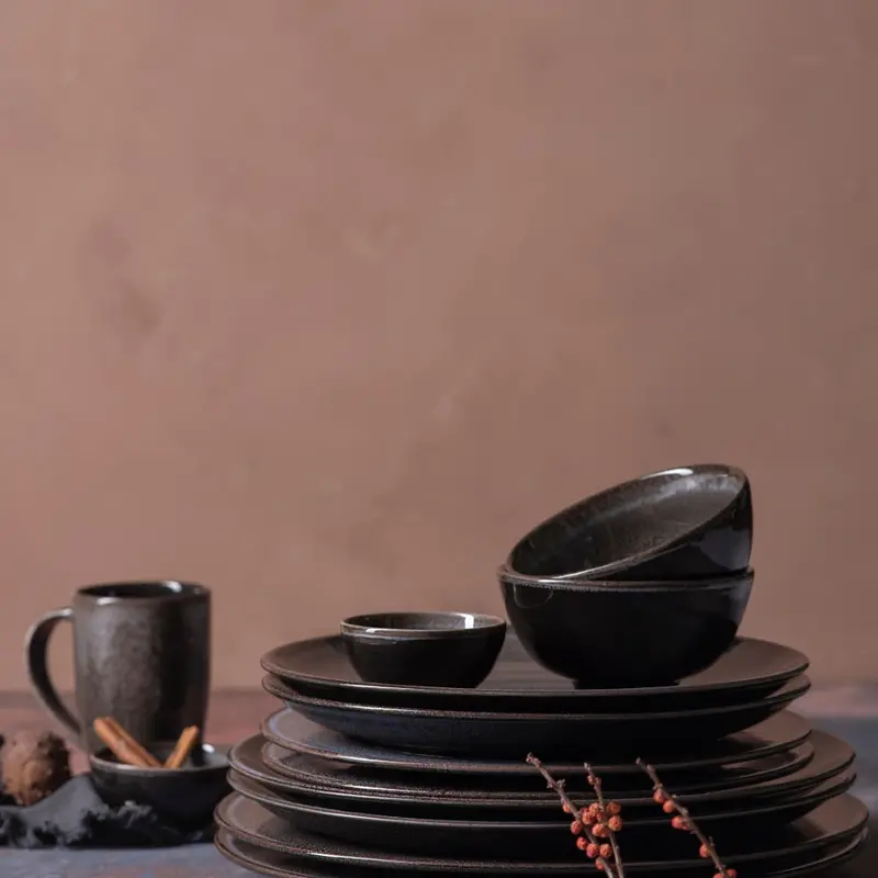 Portland Ethos Rock 12-Piece Dinnerware Set 1