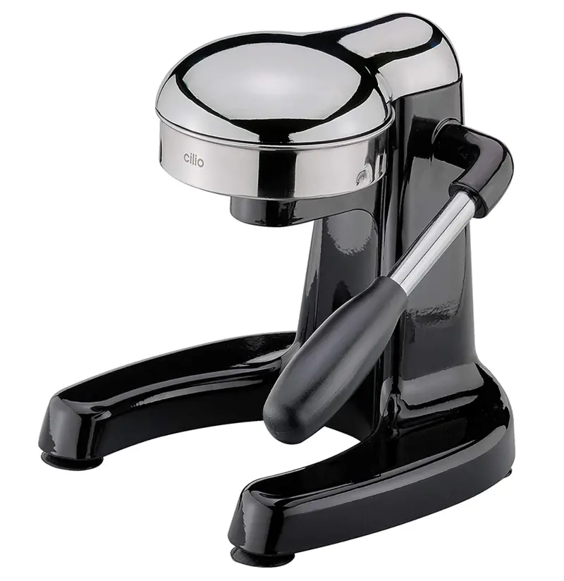 Positano Professional Manual Citrus Juicer – Sleek Black Press 1