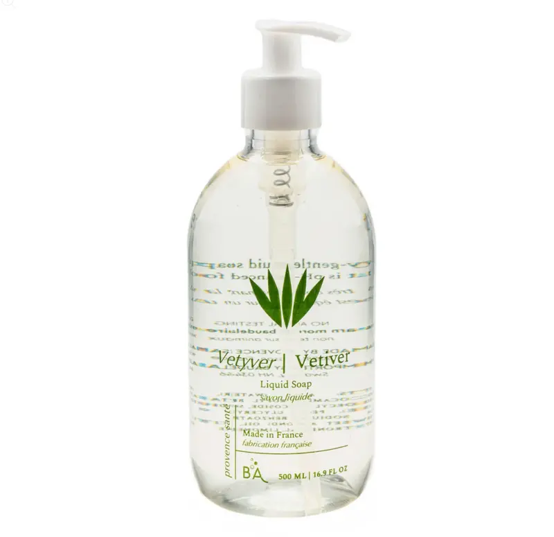 Provence Santé Vetiver Liquid Hand Soap – 16.9 Oz Botanical Formula 1