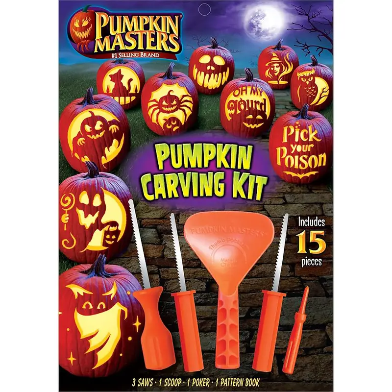 Pumpkin Masters 15-Piece Carving Kit For Precision Pumpkin Decorating 1