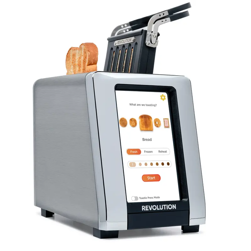 R180 Connect Stainless Steel Toaster With Toastie Press Attachment 1