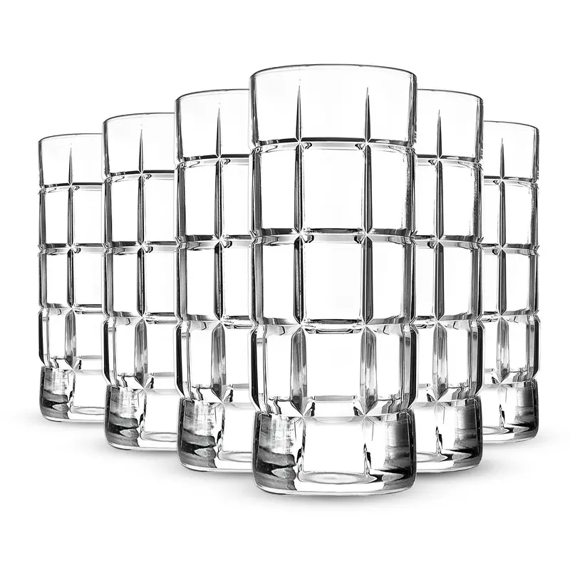 Radius Shooter Glasses – Set Of Six Crystal-Clarity Cocktail Tumblers 1