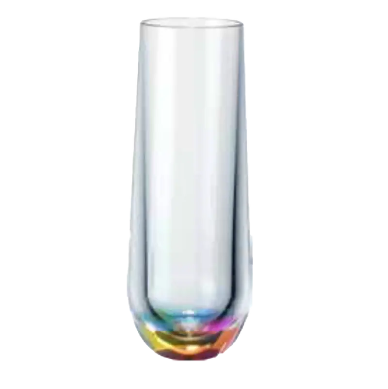Rainbow Reflections Acrylic Stemless Champagne Glass – 8 Oz 1