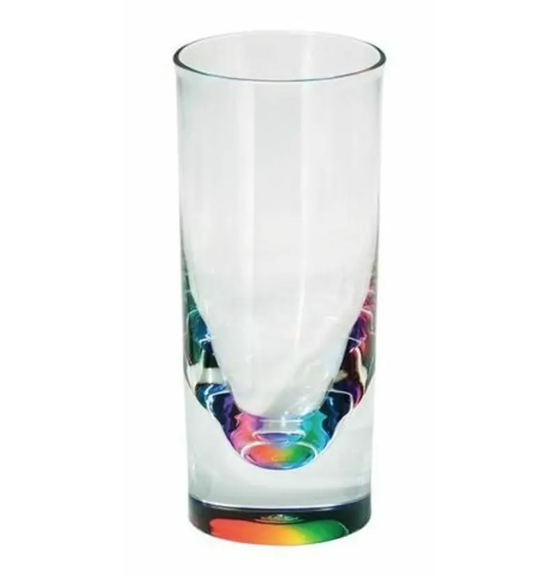 Rainbow Teardrop Acrylic Tumbler – 10 Oz Sleek Drinkware 1