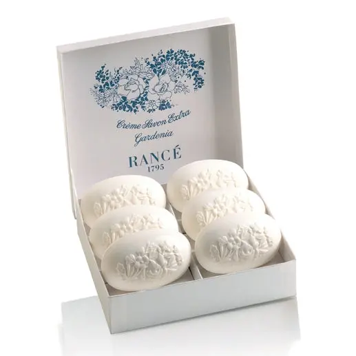 Rancé Gardenia Fragrance Soap Collection – 6 X 100G Luxury Bars 1