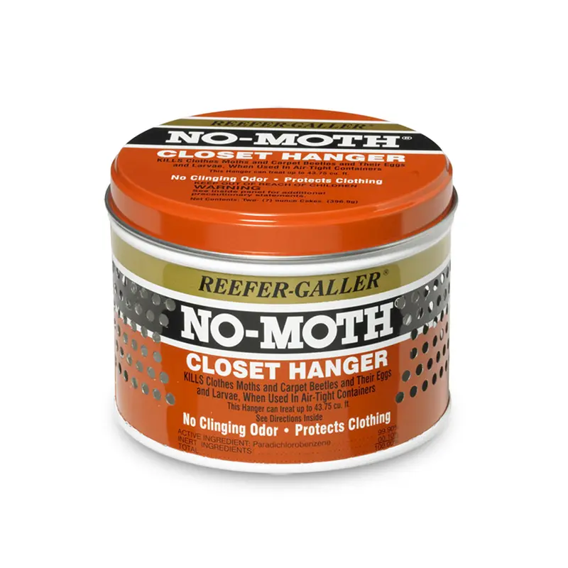 Reefer-Galler No-Moth Closet Hanger With Two 7 Oz Moth-Repellent Cakes 1