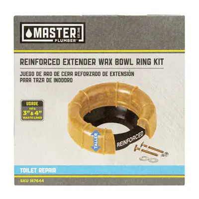 Reinforced Wax Ring Kit With Extender For Secure Toilet Installation 1
