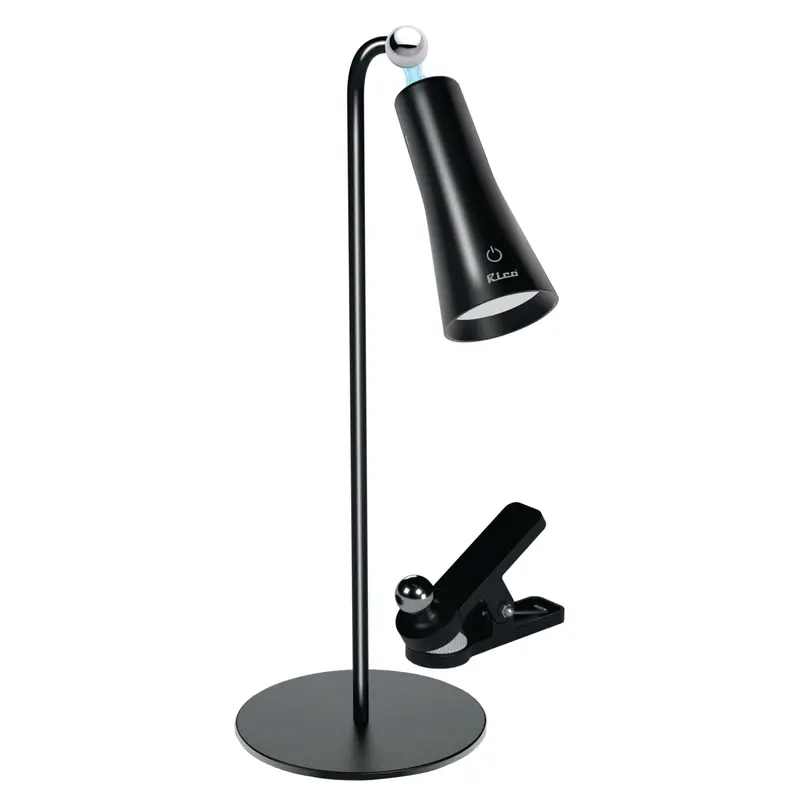 Rico Glow360 El2505 Portable 3-In-1 Led Light Pro – Desk, Clamp & Tripod Ready 1