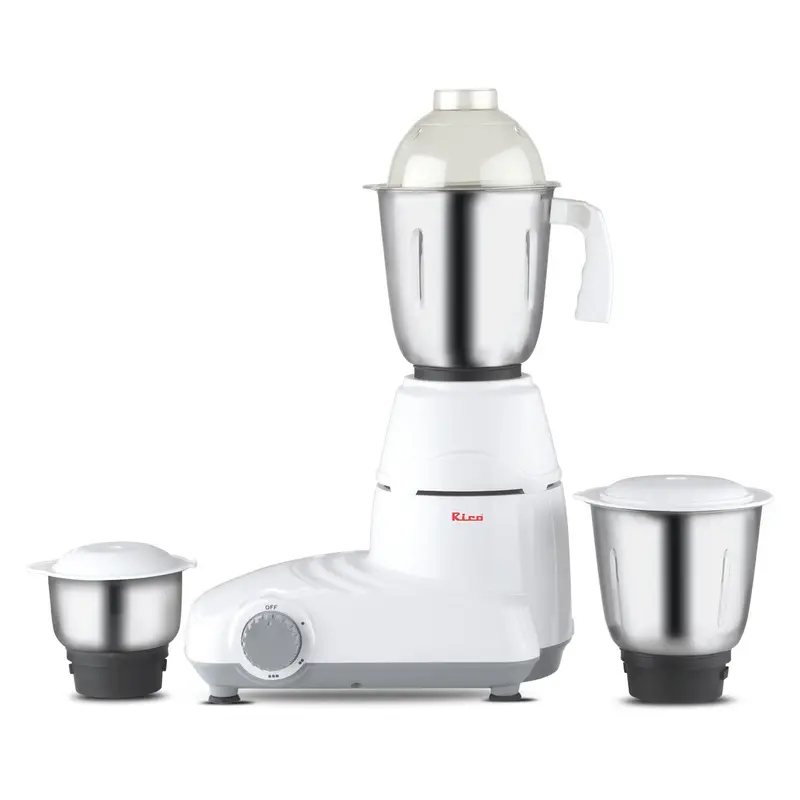 Rico Mg1907 750W 3-Jar Mixer Grinder – White 1