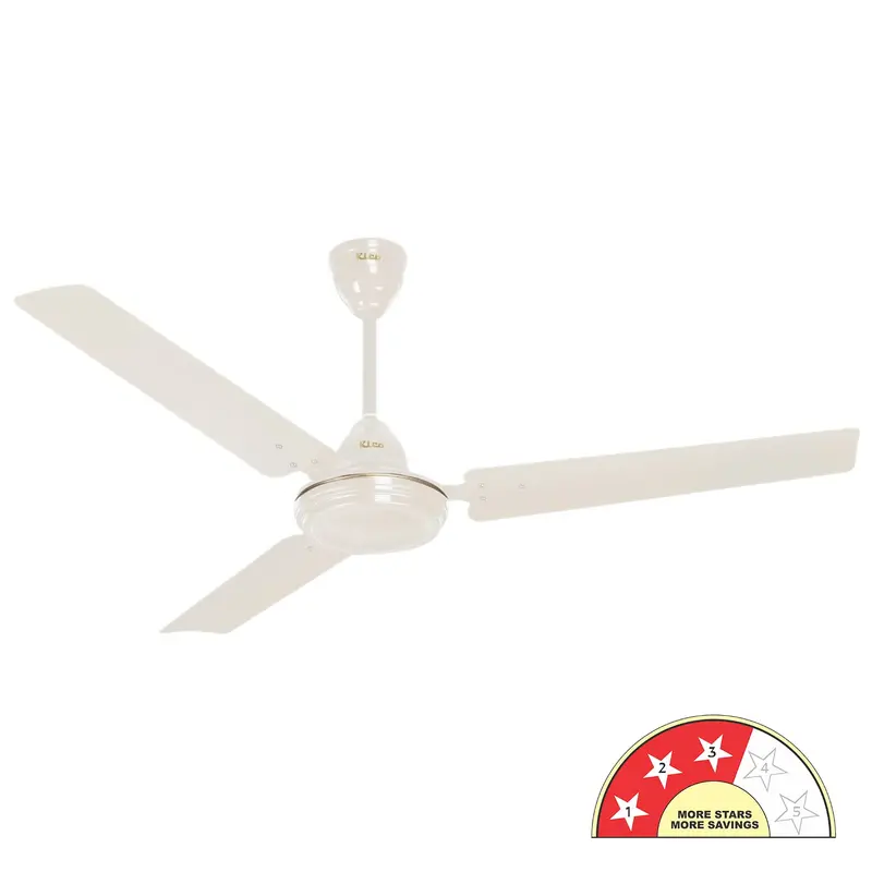 Rico Oric 48" (1200Mm) Bee 3-Star Ceiling Fan – Cf807 (Ivory) 1
