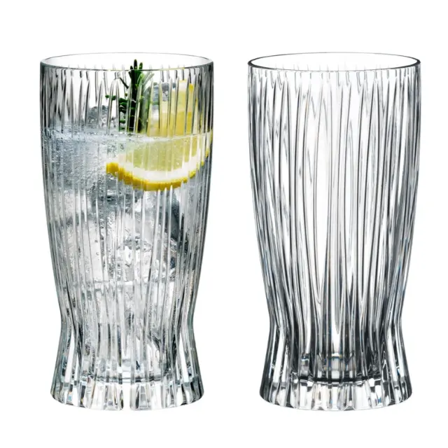 Riedel Tumbler Collection Fire Long Drink Glasses – 13-Ounce, 2-Pack 1