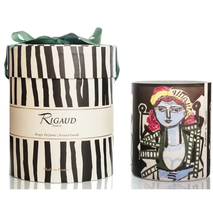 Rigaud Picasso Femme Assise Scented Candle – Cypress Fragrance, 850G 1