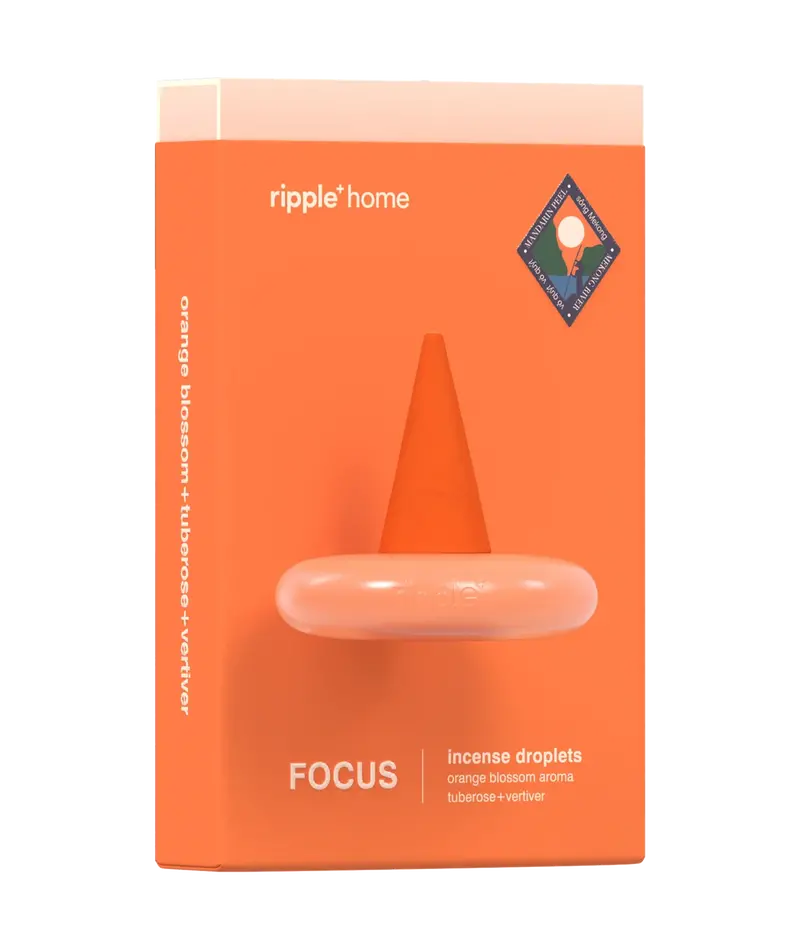 Ripple Orange Blossom Incense – Blooming Focus Fragrance (5 Oz) 1