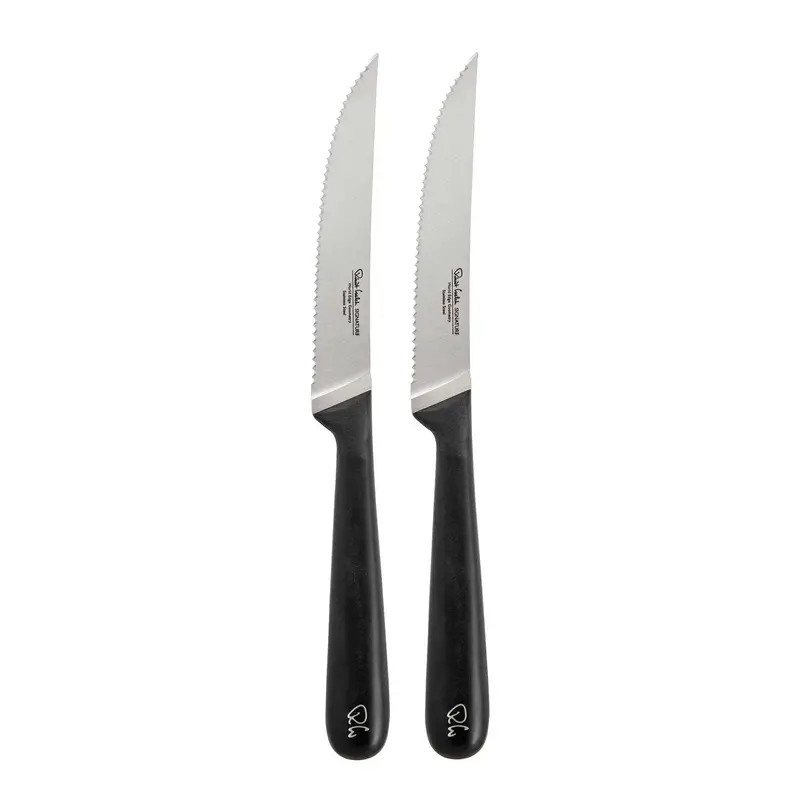 Robert Welch Signature Serrated Steak Knives – Set Of Two Premium Serving Pair 1