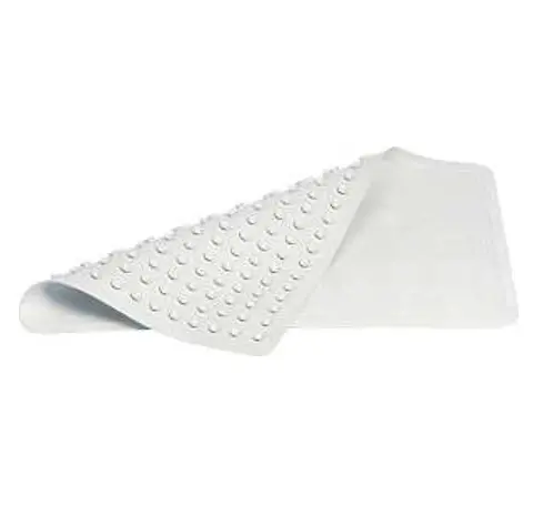Rubbermaid Vinyl Non-Skid Bath Mat – 22.5 X 14 Inches, Pure White 1