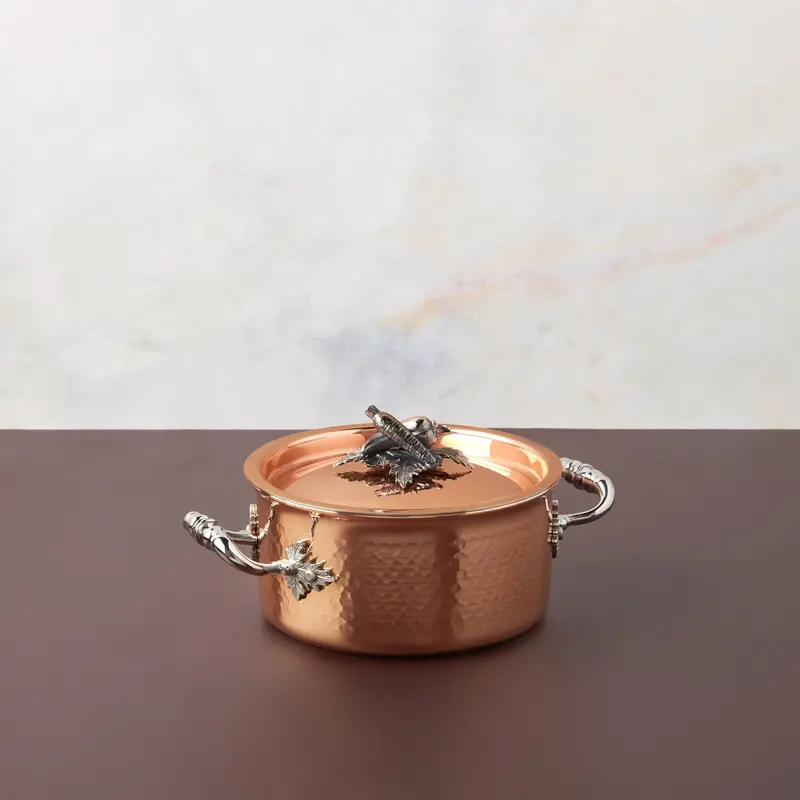 Ruffoni Opus Cupra 1.5-Quart Stainless Steel Saucepot With Lid 1