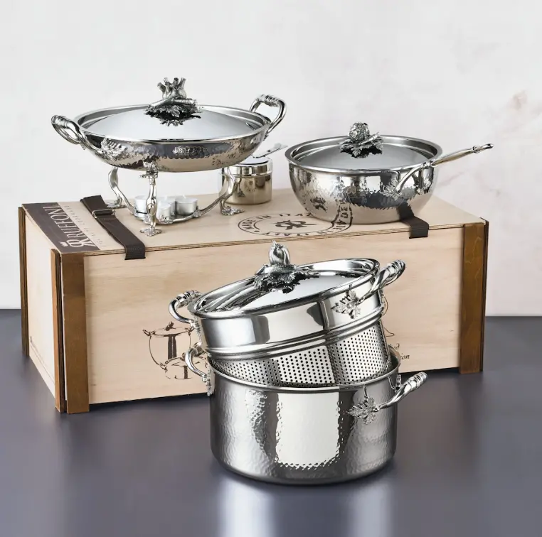 Ruffoni Opus Prima 8-Piece Stainless Steel Cookware Collection 1