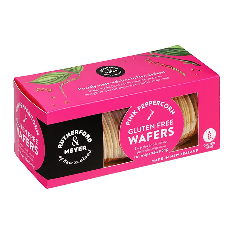 Rutherford & Meyer Pink Peppercorn Rice Wafers 1