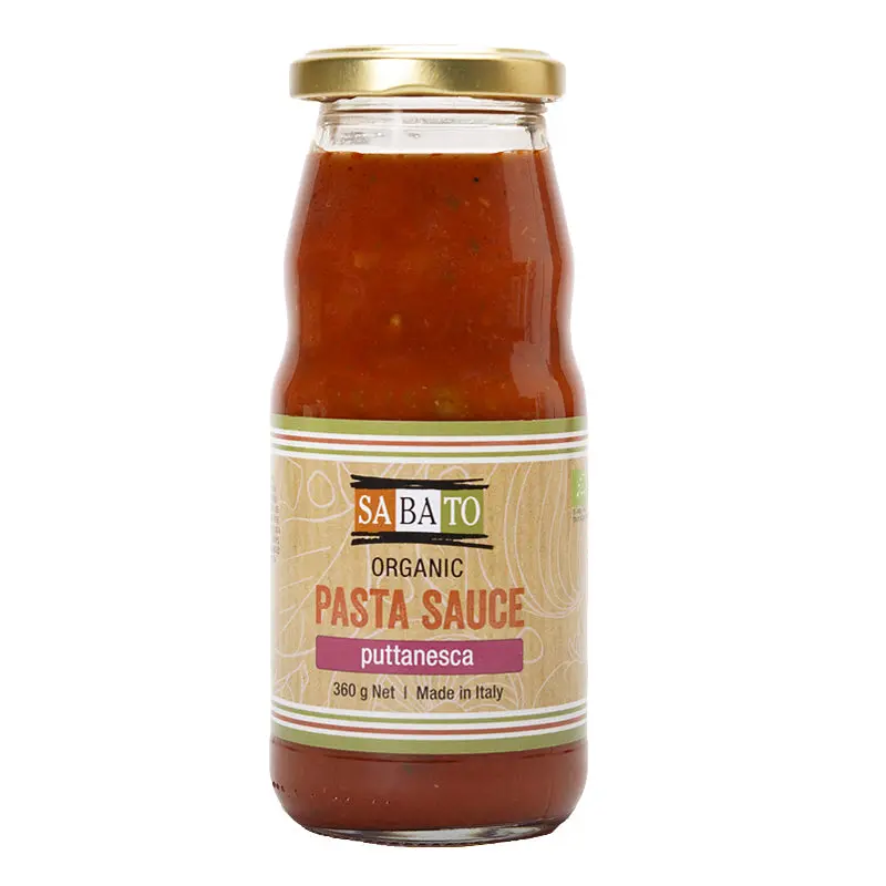 Sabato Organic Puttanesca Pasta Sauce – Bold Sicilian-Inspired Condiment 1
