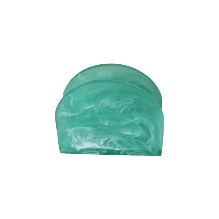 Sage Green Resin Napkin Holder – Earthy Modern Table Essential 1