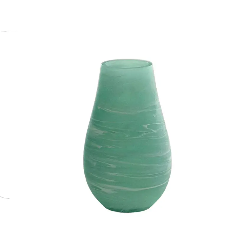 Sage Green Resin Table Vase – Compact Botanical Vessel 1