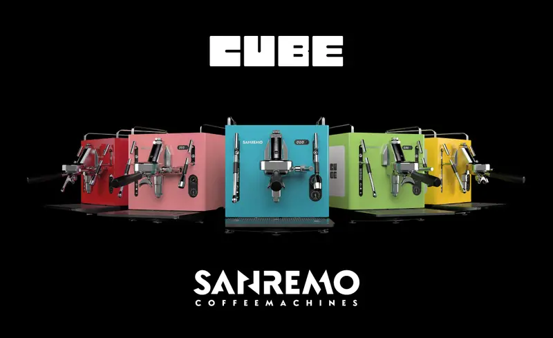Sanremo Cube R Espresso Machine – Custom Colour Option 1