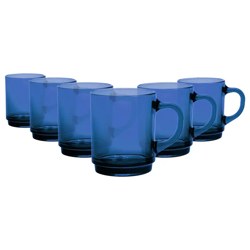 Sapphire Versailles Coffee Glasses (260Ml) – Set Of 6 1
