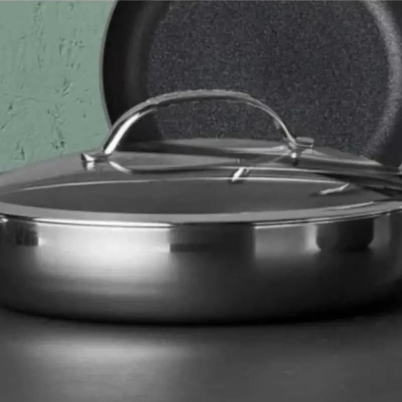 Scanpan Haptiq 5.25-Quart Chef’S Pan With Glass Lid 1