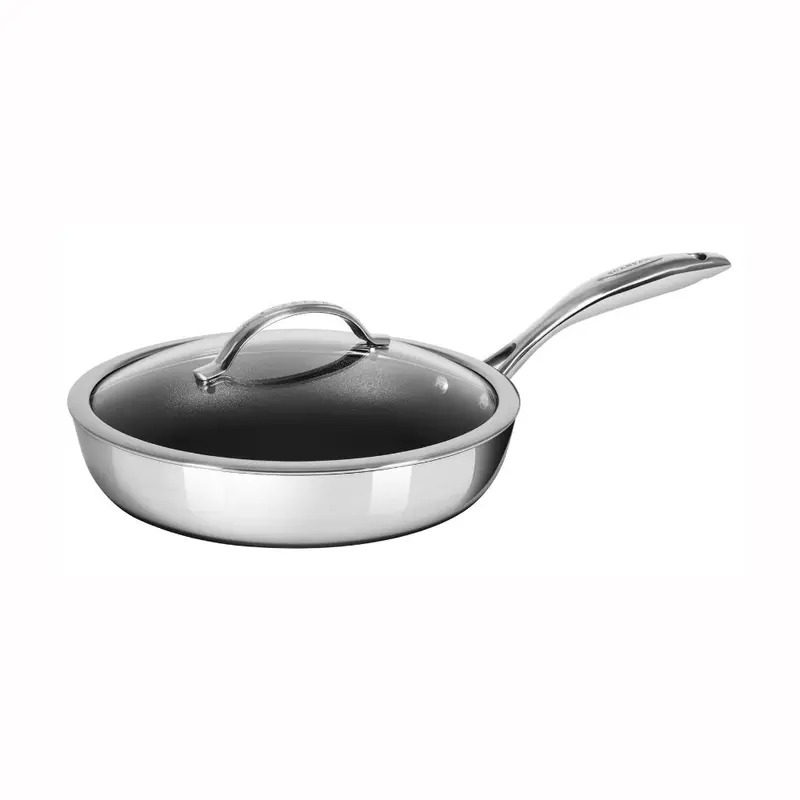 Scanpan Haptiq Stainless Steel Saute Pan With Cover 1