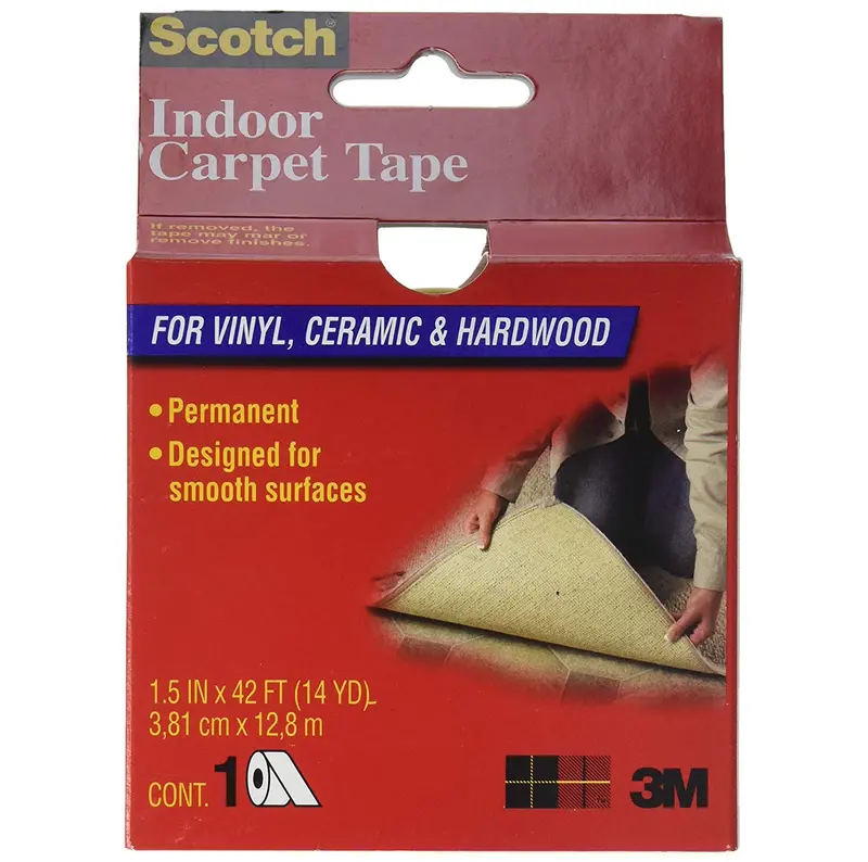 Scotch Indoor Carpet Seam Tape – Double-Sided Adhesive Roll 1