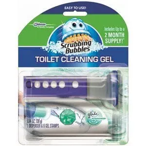 Scrubbing Bubbles Rain Shower Toilet Cleaning Gel – 1.34 Oz Dissolving Discs 1