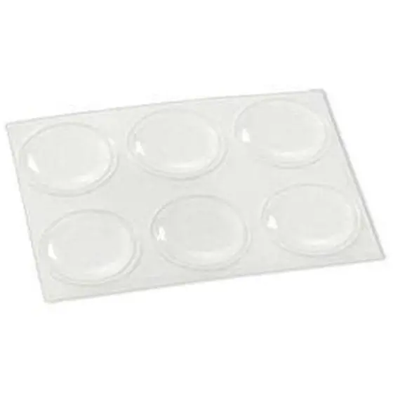 Self-Adhesive Round Vinyl Bumpers – Non-Slip Furniture Pads (6-Pack) 1