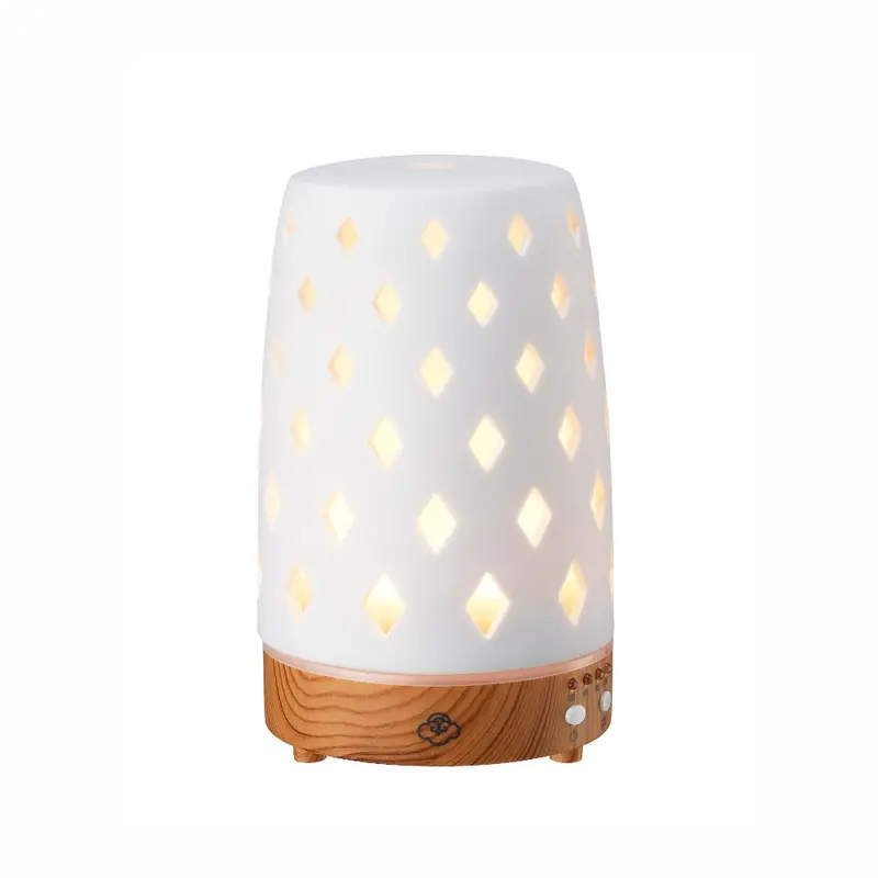 Serene House Diamond Ceramic Diffuser – White 90Ml Ultrasonic Mist Dispenser 1