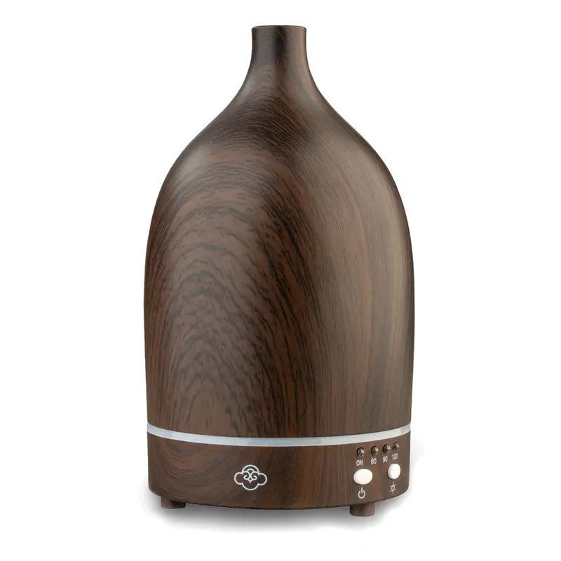 Serene House Vapor Ultrasonic Diffuser – Dark Wood Finish 90Ml Aroma Humidifier 1