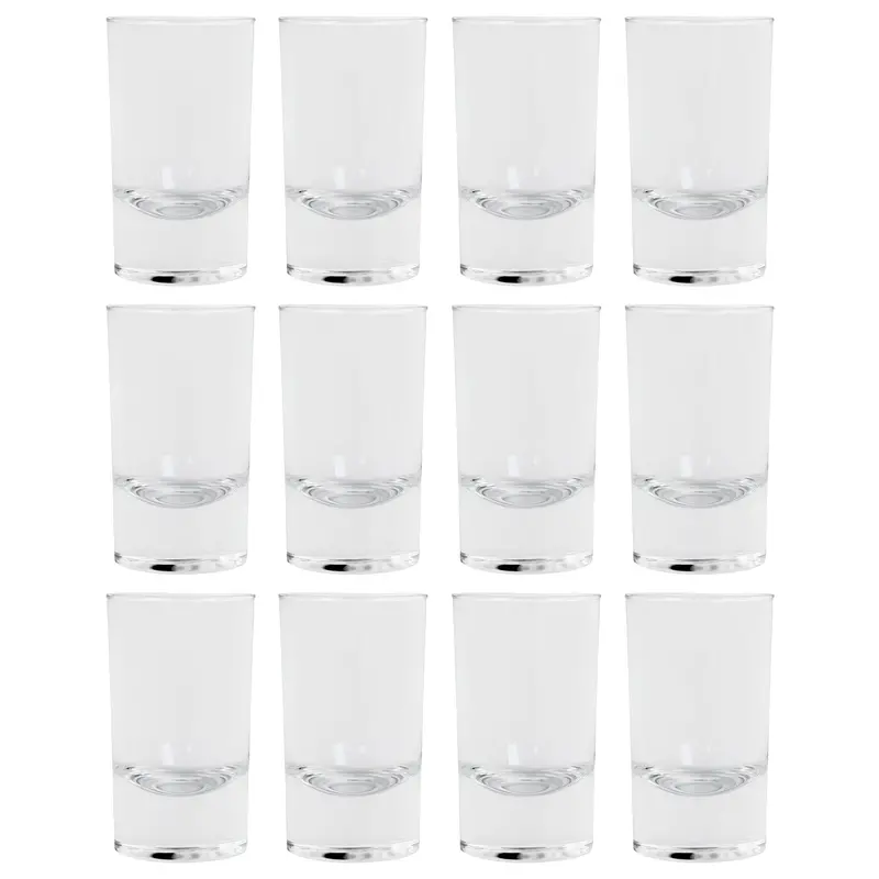 Set Of 12 Tall 30Ml Shot Glasses For Layered Cocktails & Toasts 1