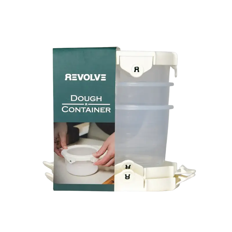Set Of 3 Airtight Dough Storage Containers With Lids 1