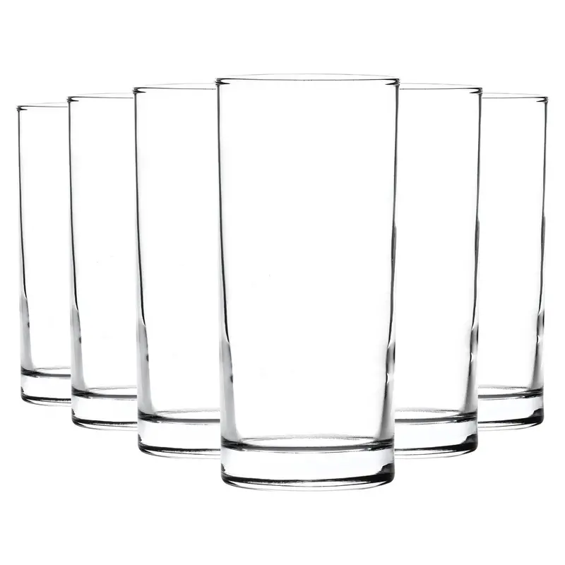 Set Of 6 Classic Clear Highball Glasses – 285Ml 1