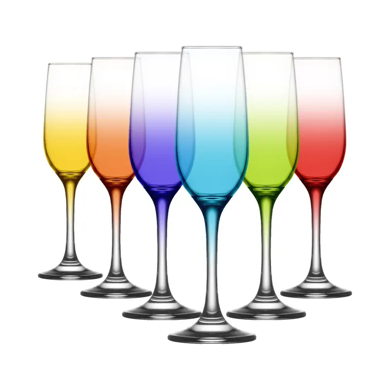 Set Of 6 Elegant 215Ml Champagne Flutes – Fame Collection 1