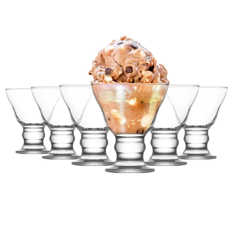 Set Of 6 Orion Glass 255Ml Ice Cream Bowls 1