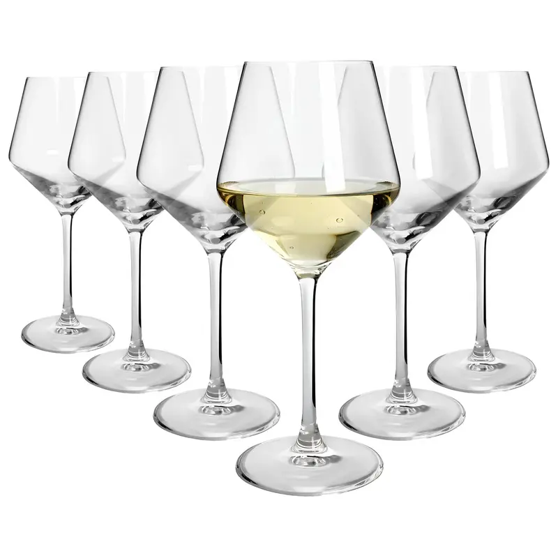 Set Of 6 Soho 460Ml Crystal White Wine Glasses 1