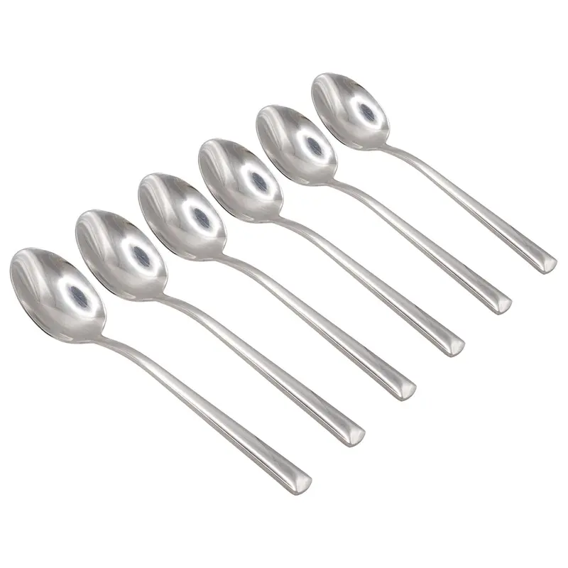 Set Of 6 Stainless Steel Teaspoons 1