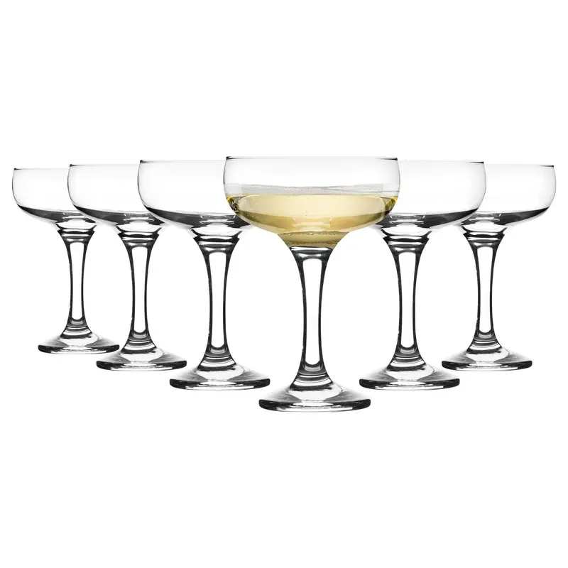 Set Of 6 Vintage-Style 235Ml Champagne Saucers 1