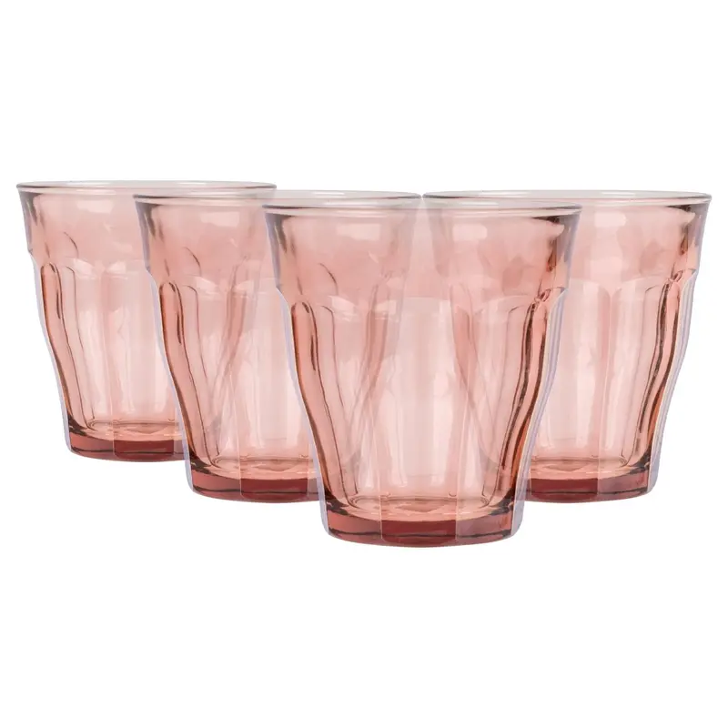 Set Of Four 250Ml Picardie-Style Glass Tumblers 1