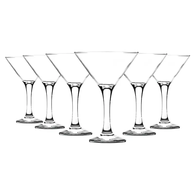 Set Of Six 175Ml Martini Cocktail Glasses 1