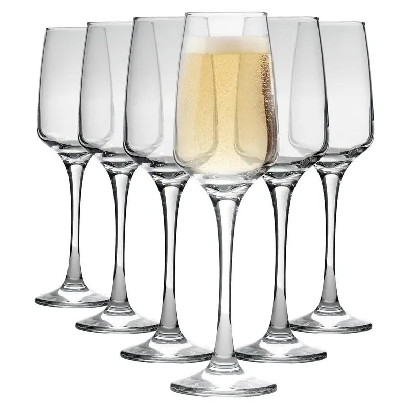 Set Of Six 230Ml Premium Champagne Flutes 1