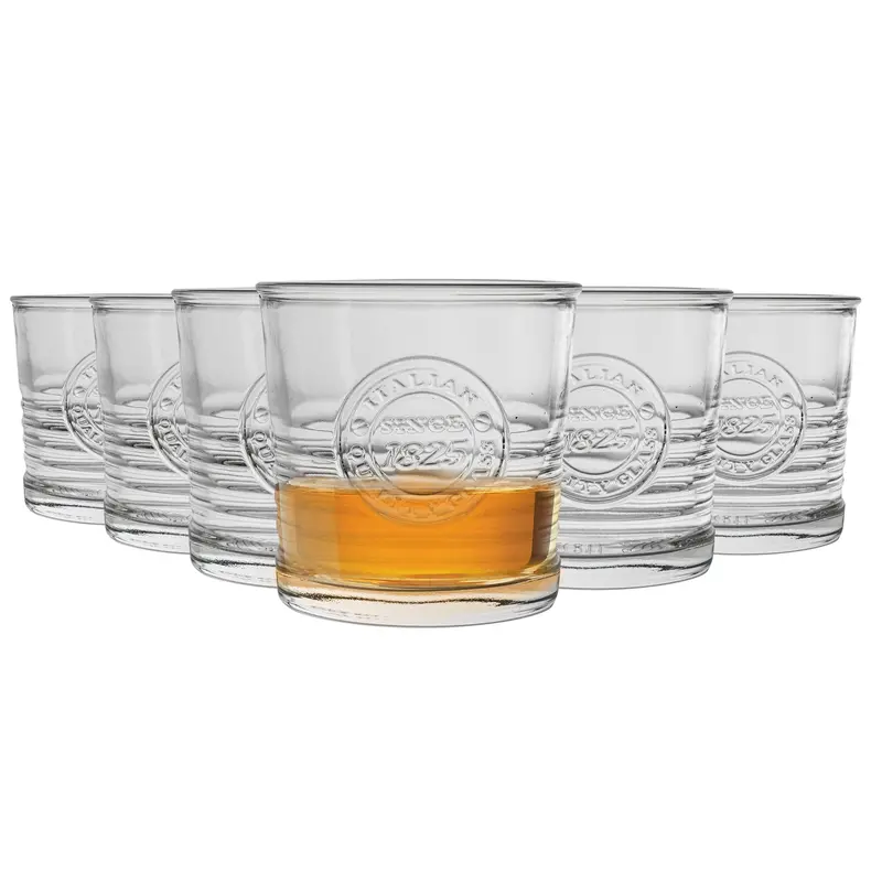 Set Of Six 300Ml Officina 1825 Double-Wall Whisky Glasses – Italian Crafted Glassware 1