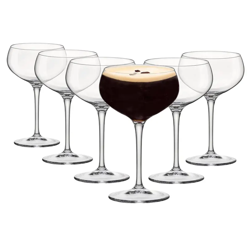 Set Of Six 305Ml Bartender-Style Espresso Martini Glasses 1