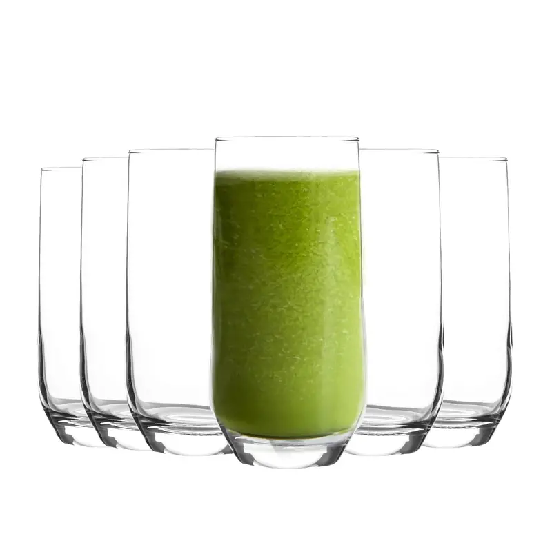 Set Of Six 315Ml Sude Highball Glasses 1